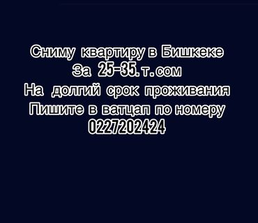 Сниму квартиру: 1 комната, 30 м², С мебелью
