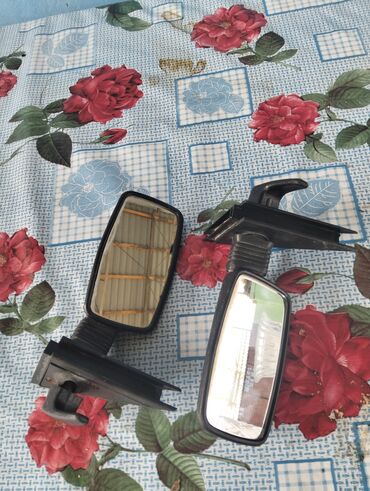 жалюзи на авто: Avtomobil üçün yan güzgülər (cüt) - Düzbucaqlı forma, qara plastik