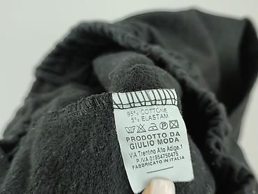 dresy czarne: Moda Italia, Spodnie dresowe damskie, rozmiar S — 4