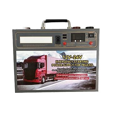 портативный стартер: Мощный пусковой источник питания 12V/24V для запуска авто с — 2