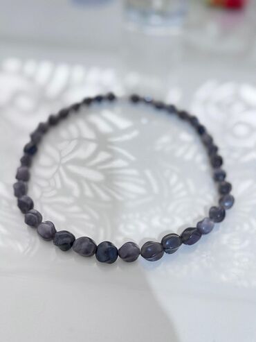 Серебряные наборы украшений: Жемчуг Жемчужное ожерелье 3 шт: 2 шт овал не длина 48 см, 1шт круглые — 7