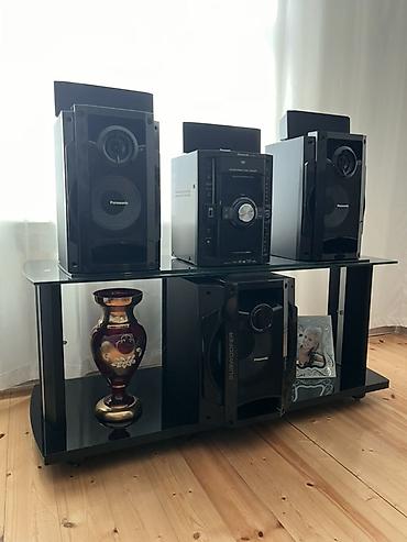 ventilyator su ile: Panasonic ev audio sistemi – güclü səsli mini Hi‑Fi komplekti — 1