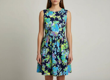 sukienki na wesele dla niskich i puszystych: Sukienka damska, rozmiar S