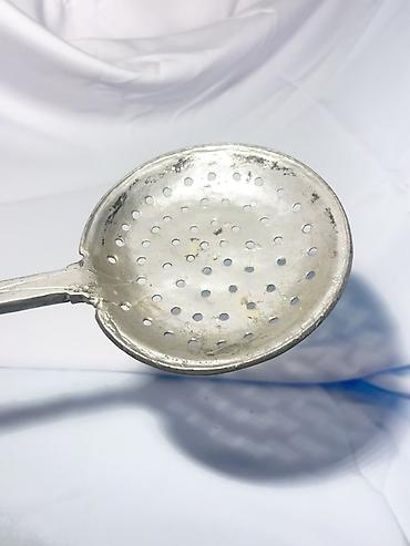 duru yağlar: Metal süzmə qaşıq (deşikli kepçe) - Material: tam metal/gövdə və — 3