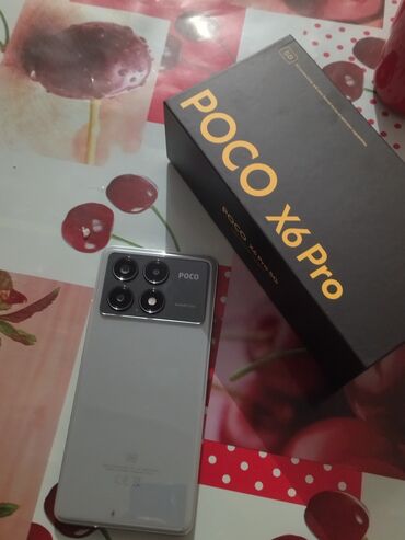 купить мини пк: Poco X6 Pro 5G, Колдонулган, 512 ГБ, түсү - Саргыч боз, 2 SIM