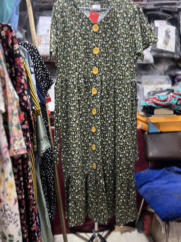 Халаты: Летний халат 100%хлопок. Размеры 42 до 60 Адрес: рынок Орто-Сай — 12