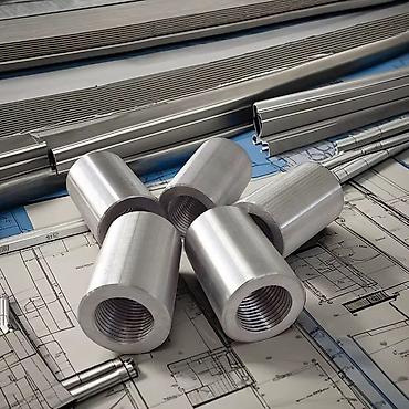 Другие строительные материалы: Муфты резьбовые для арматуры Назначение: - Соединение стержней — 1