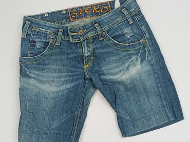 krótkie dopasowane spodenki: Shorts for women, size S (EU 36)