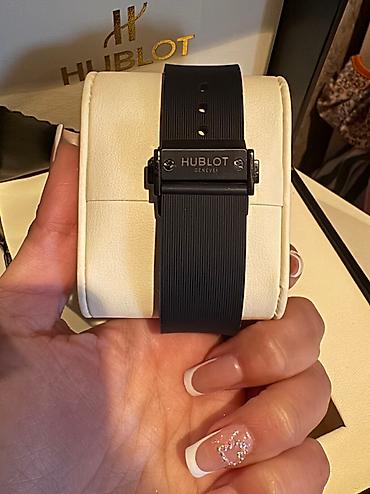 3d saat: Hublot geneve firmasina mexsus automatic orginal pasportlu qutuda — 6