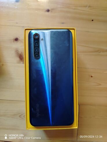 телефон fly 504: Realme 6, 64 ГБ, цвет - Голубой