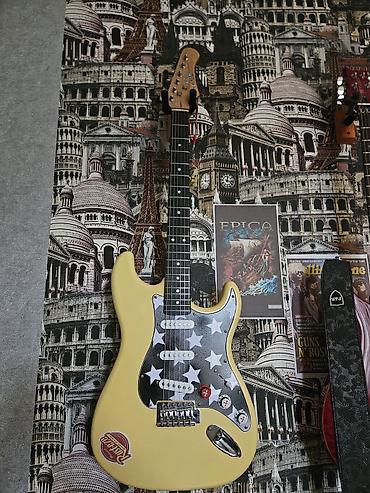 Elektro gitaralar: Elektron gitara, 6 sim, İşlənmiş, Ünvandan götürmə, Pulsuz çatdırılma — 3