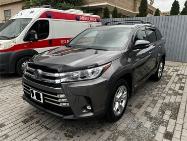 Toyota: Toyota Highlander: 2017 г., 3.5 л, Автомат, Гибрид, Внедорожник