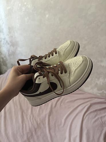 кеды найк: Мужские кроссовки, 36, 36.5, Nike, Б/у, цвет - Бежевый — 6