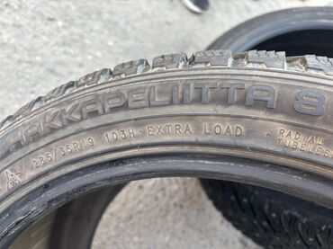 Шины: Шины 285 / 35 / R 19, Зимняя шипованная, Б/у, Комплект, Легковые, Nokian — 15