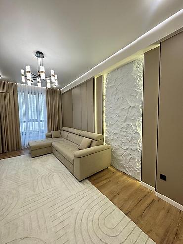 nova grant: 2 комнаты, 79 м², Асанбай мкр Элитка, 12 этаж, Дизайнерский ремонт — 2