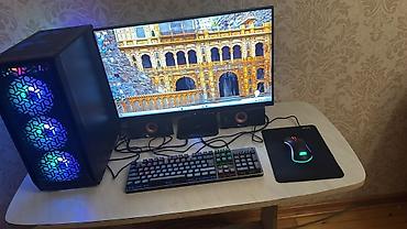 мини системный блок игровой: Satılır: Stolüstü oyun/ofis kompüteri + GIGABYTE monitoru PC: - Şüşə — 4