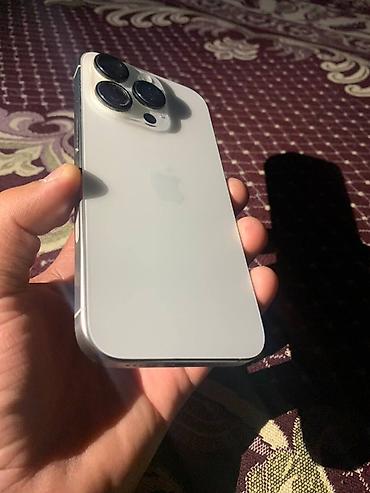 Apple iPhone: IPhone 15 Pro, Б/у, 256 ГБ, White Titanium, Чехол, 82 % at lalafo.kg — 2 Apple iPhone: IPhone 15 Pro, Б/у, 256 ГБ, White Titanium, Чехол, 82 % — 2