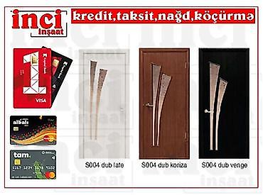 Otaq qapıları – MDF material Model: S004 Rənglər: - Dub late (açıq