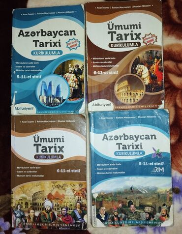 kitab seti: Anar İsayev kitabları-Azerbaycan Tarixi, Ümumi Tarix çox