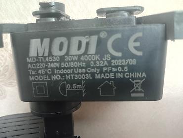 led slim: Məhsul: MODI relsli (track) proyektor tipli spot işıqlar 5 ədəddir — 7