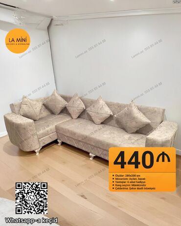 Komodlar: Künc divan, Açılan, Bazalı, Parça, Şəhərdaxili pulsuz çatdırılma