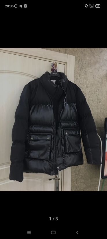 куртки осенние мужские: Куртка L (EU 40), цвет - Черный
