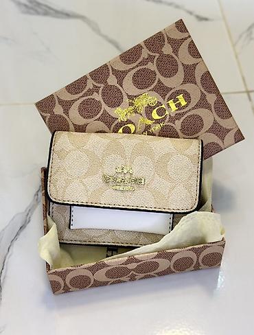 Кошелек, Coach, Женские, Новый