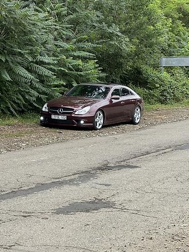 audi coupe 2 mt: Mercedes‑Benz CLS (W219) – kupe-sedan gövdə quruluşu, tünd bordo rəng — 1