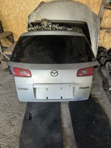 Крышки багажника: Крышка багажника Mazda 2003 г., Б/у, цвет - Серый,Оригинал
