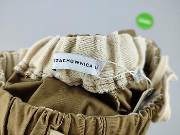 nap polska: SZACHOWNICA, Spodnie materiałowe damskie, rozmiar L — 4