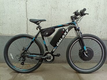 сколько стоит велосипед с мотором: Электро велосипед Galaxy (новый). Мощность мотора 1000вт., передний