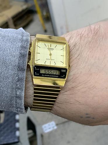 qolbaqlar instagram: Casio AQ-500G (Module 5355) – ikili ekranlı retro qol saatı - Korpus — 6
