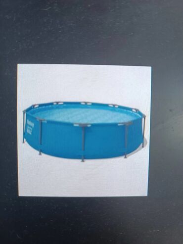 бассейн с тренером: Срочно продаю каркасный бассейн хорошем состоянии. высота 1 метр