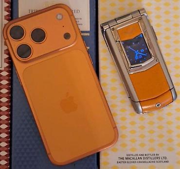 phone 4s: Vertu Constellation, rəng - Narıncı, Düyməli — 3