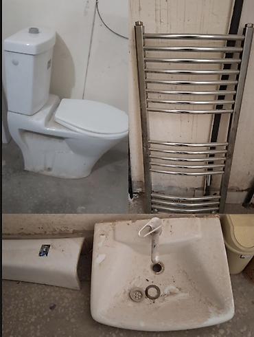 hamam aksesuarlar: Sanitar qovşağı üçün müxtəlif avadanlıqlar dəsti:(3 Ü BIR ARADA!!) — 1