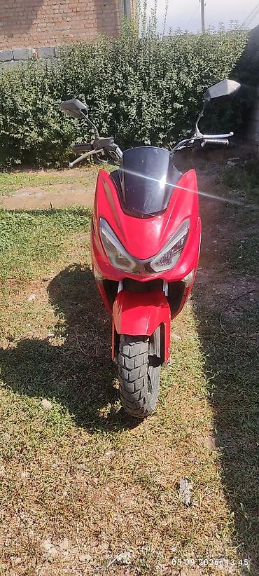ск шерой: Скутер 50–150 см³ класса «спорт» (надпись ZX6R), ярко‑красный. По — 1