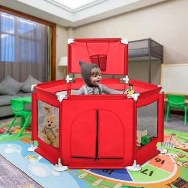 Manejlər: Uşaq oyun maneji – altıguşəli, təhlükəsiz və geniş oyun məkanı — 1