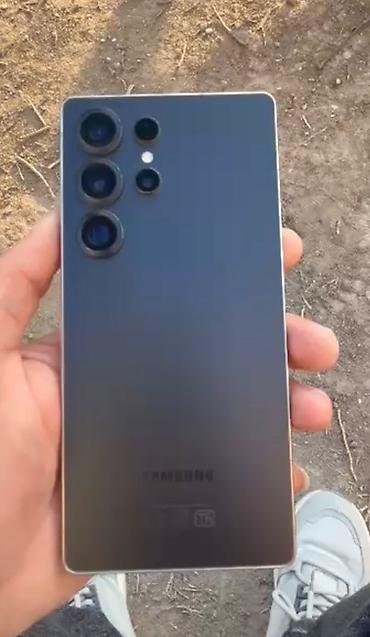 Samsung Galaxy S25 Ultra, 256 GB, rəng - Qara, Zəmanət, Barmaq izi, İki sim kartlı