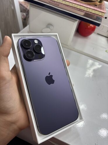 Apple iPhone: IPhone 14 Pro Max, 128 GB, Deep Purple, Face ID