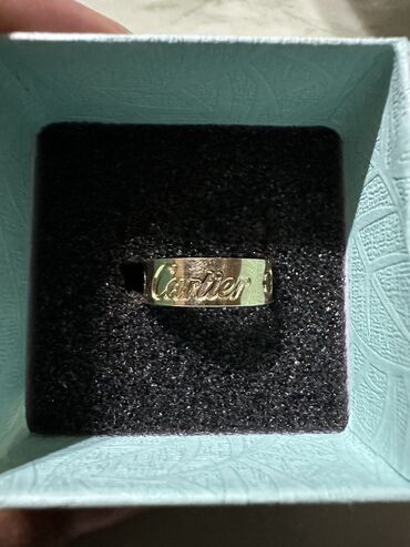 кольцо картье бишкек: Продам золотое кольцо Картье Новый размер 16,5 Проба 585 Масса