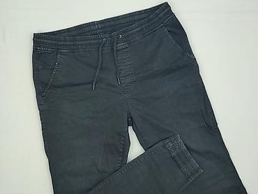 czarne cargo pull and bear: Big Star, Spodnie dresowe dla mężczyzn, rozmiar L — 1