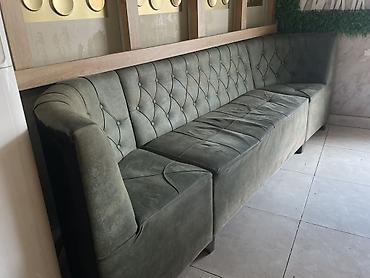 Sifarişlə restoran divanları: Künc divan, Taxta — 1