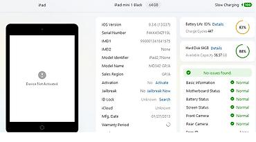 auto punjac: Apple iPad mini 1 (A1455) – 64 GB, crni - Model: iPad mini (Retina — 3