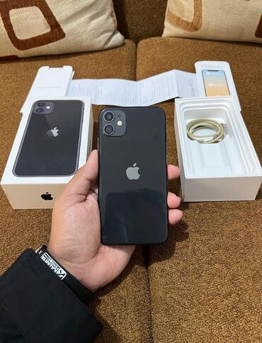 iphone 11 təzə: IPhone 11, 128 GB, Qara, Zəmanət, Face ID, Sənədlərlə