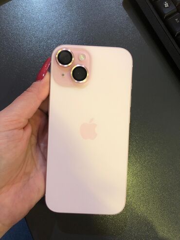 Apple iPhone: IPhone 15, 128 ГБ, Розовый, Беспроводная зарядка, Face ID