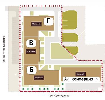 донецкий: 3 комнаты, 109 м², 9 мкр Элитка, 9 этаж, Готовая ПСО (под самоотделку) — 2
