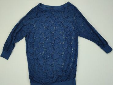 niebieska bluzki z falbankami: Блуза жіноча, Next, M, стан - Хороший