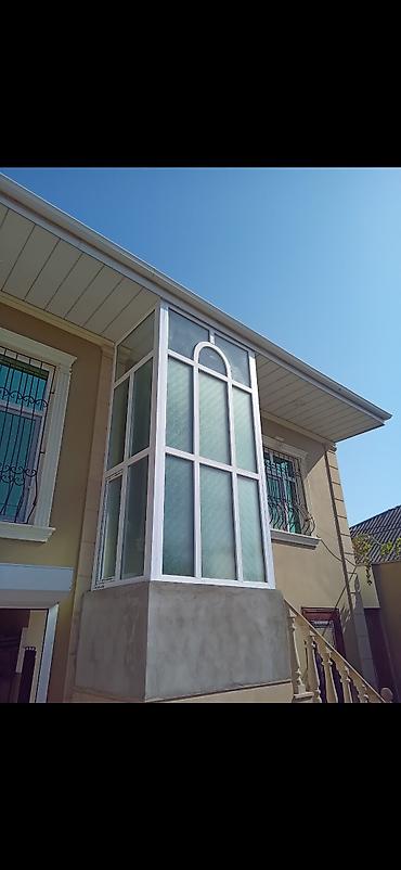 Plastik pəncərələr: Yeni Təkqat şüşə paketi Plastik pəncərə, Еni: 1 sm, Uzunluğu: 2 sm, Pulsuz quraşdırma — 3