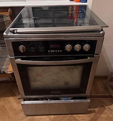 Blomberg kombinə edilmiş soba və qaz plitəsi - Üst hissə: 4 gözlü qaz