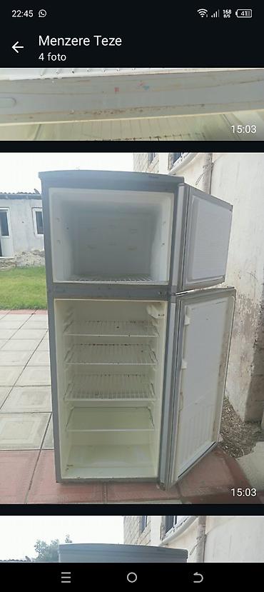 ventilator satışı: İki kameralı məişət soyuducusu - Üst hissə: dondurucu bölmə, rəfli — 1